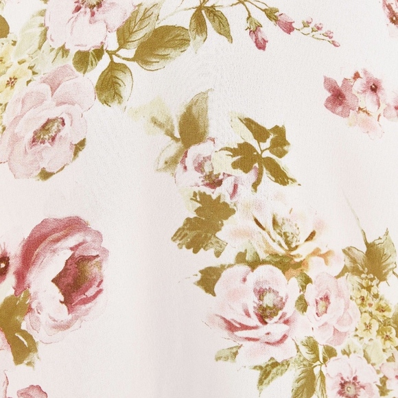 ZARA WOMAN Romantic Frilled Floral Print Chiffon Lined Dress ⭐️ - Picture 9 of 9